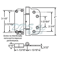 Winsor Set Hinge 56-224PB 1