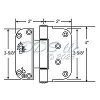 Amesbury Truth HG200 Adjustable Door Hinge 56-440snk1-nrp 1