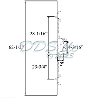 Hook Bolt Lock Mechanism - 3-Point 56-606