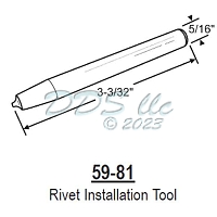 Rivet Installation Tool 59-81 1