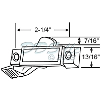 Sweep and Sash lock 50-603W 1
