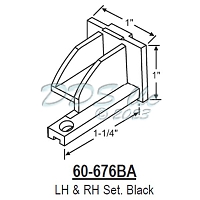 Sash Guide Set 60-676BA 1
