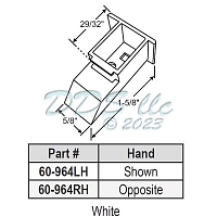 Sash Guide 60-964LH*RH 1