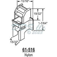 Window Balance Top Bracket 61-516 1