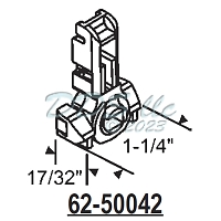 Pivot Lock Shoe T lock 62-50042 1