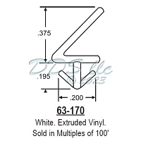 Weatherstripping 63-170 1