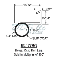 Weatherstrip 63-177BG 1