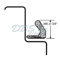 Foam Door Seal Adhesive Backed 63-236Bz