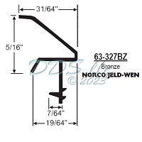 Leaf Weatherseal 63-327w 1