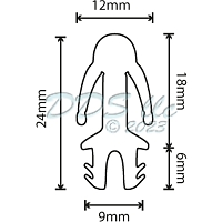 Parting Bead White 63-330 2