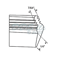 Standard Weatherstrip Brown 63-335