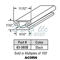 Weatherstrip 63-360B 1