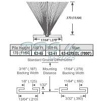 Pile Weather Stripping 63-40