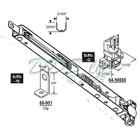 64-841 Series Ribbed Inverted Balance 64-841-32B-19Q 1