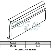 Snap In Vinyl Glazing Bead 65-104W 1