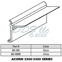 Snap In Vinyl Glazing Bead 65-105 1