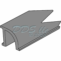 Vinyl Glazing Bead 65-26 1