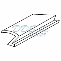 Vinyl Glazing Bead 65-30 1