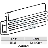 Snap In Vinyl Glazing Bead 65-31 1