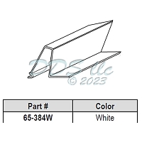 Snap In Vinyl Glazing Bead 65-384W