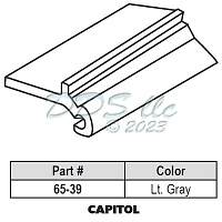 Snap In Vinyl Glazing Bead 65-39 1