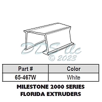 Snap In Vinyl Glazing Bead 65-467W