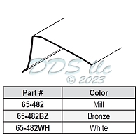 Metal Glazing Bead 65-482WH