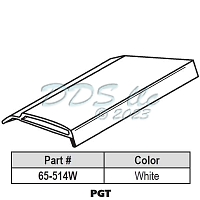 Snap In Vinyl Glazing Bead 65-514W 1