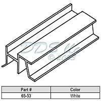 Snap In Vinyl Glazing Bead 65-53 1