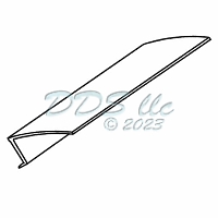 Vinyl Glazing Bead 65-61 1