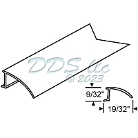 Vinyl Glazing Bead 65-8W 1