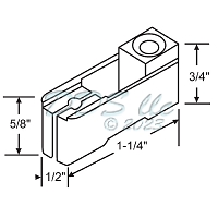 Peachtree Closet Door Pivot Bracket 7-225