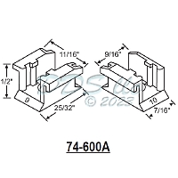 Sash Guide 74-600A 1