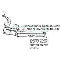 Sill Mounted Casement Operator 750-0531108