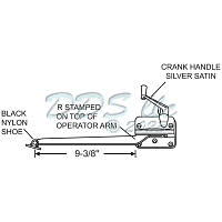 Sill Mounted Casement Operator 750-1360012 1