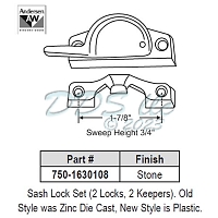 Andersen Sash Lock 750-1630108 1