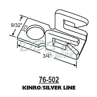 Metal Sash Clip 76-502
