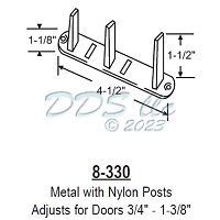Wood Closet Door Guide 8-330 1