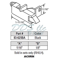 Window Tilt Latch 83-625BA 1