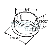 Screw Hole Cover Black 85-1125B 1