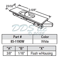 Snap-in Tilt Latch 85-1190W 1