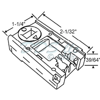 85 Series Pivot Lock Shoe 85-534 1