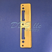 Polished Brass Latch and Deadbolt Strike 2014019 2