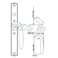 Hoppe Active Sliding Door Handle Set 2081983 1