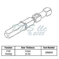 Hoppe Handle Shaft 2098849 1