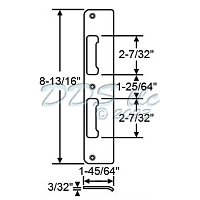 Rustic Umber Latch & Deadbolt Strike 2162880