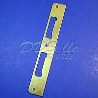 Polished Brass Flat Latch and Deadbolt Strike 2342194 2