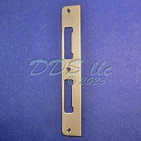 Stainless Steel Flat Latch and Deadbolt Strike 2342311 2
