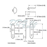 Hoppe Toronto Series M1020-3695N 1