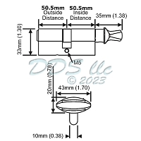 Hoppe Full Cylinder 2446911 1